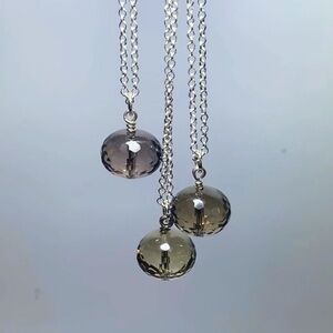 Hand Made South Africa Ametrine Charm Necklace